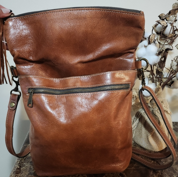 Patricia Nash Brown Leather 3 way Backpack & Wallet Bundle GUC - Picture 12 of 16